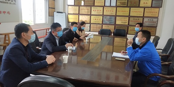 省督查組鄭處長(cháng)一行領(lǐng)導來(lái)湖北昌利公司調研